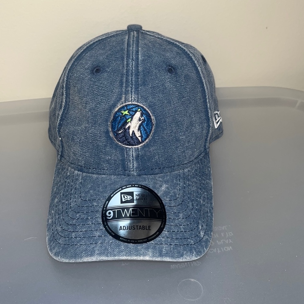 NWT RARE Timberwolves Denim Baseball Hat